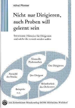 Nicht nur Dirigieren, auch Proben will gelernt sein - Alfred Pfortner