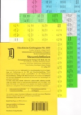 STEUERRICHTLINIEN Dürckheim-Griffregister Nr. 1866 (2018/2019) - Glaubitz, Thorsten; Dürckheim, Constantin