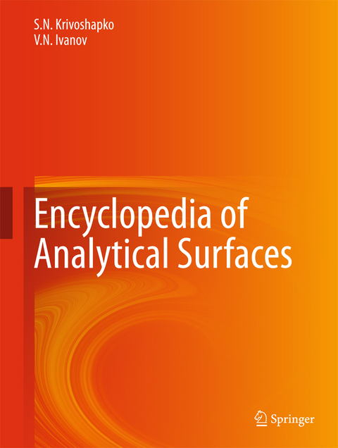 Encyclopedia of Analytical Surfaces - S.N. Krivoshapko, V.N. Ivanov
