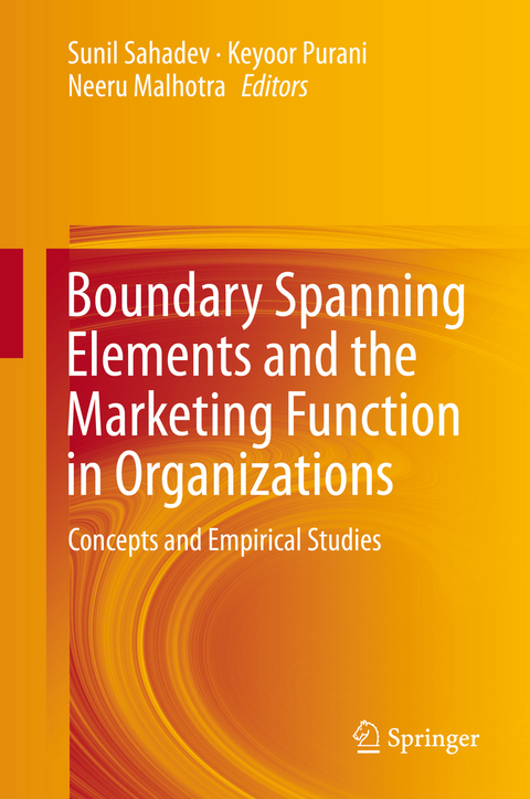 Boundary Spanning Elements and the Marketing Function in Organizations - 
