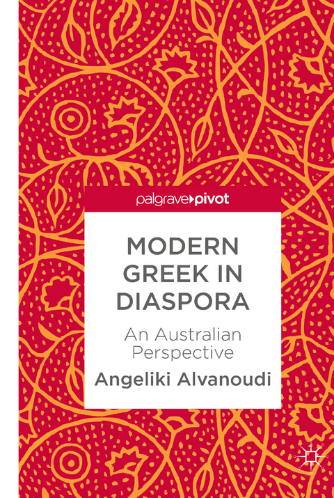 Modern Greek in Diaspora - Angeliki Alvanoudi