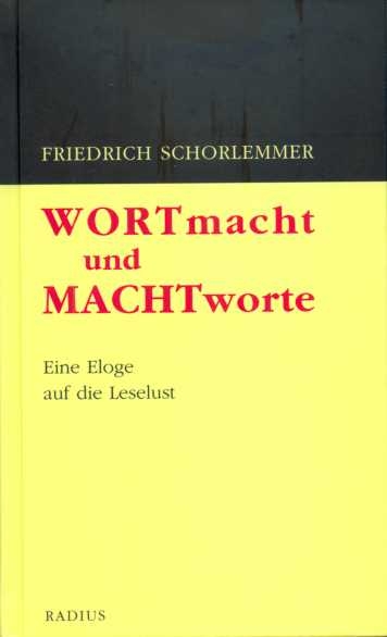 Wortmacht und Machtworte - Friedrich Schorlemmer