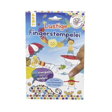 Rundum Kunterbunt Lustige Fingerstempelei Set -  Frechverlag