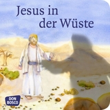 Jesus in der Wüste. Mini-Bilderbuch. - Peter Hitzelberger