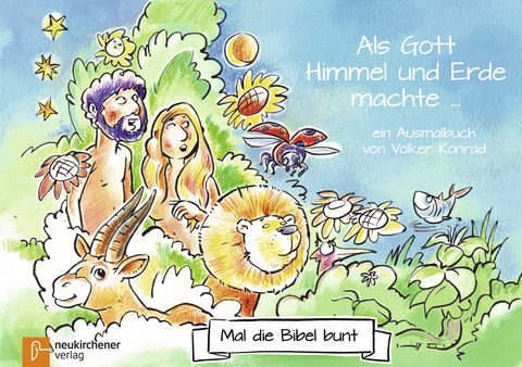 5er-Pack: Mal die Bibel bunt - Als Gott Himmel und Erde machte - Volker Konrad