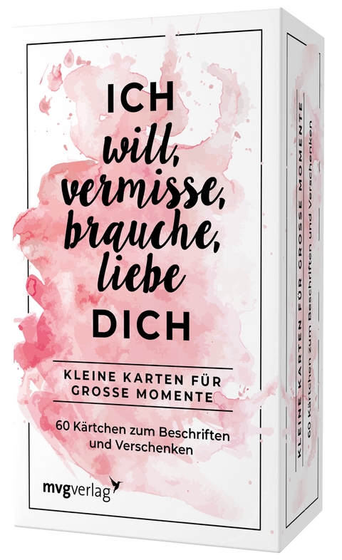 Ich will, vermisse, liebe, brauche dich