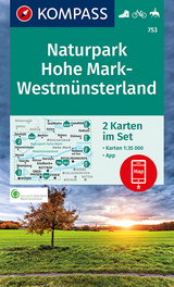 KOMPASS Wanderkarte Naturpark Hohe Mark-Westmünsterland - 