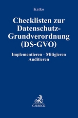 Checklisten zur Datenschutz-Grundverordnung (DS-GVO) - 