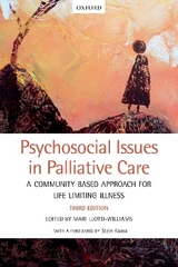 Psychosocial Issues in Palliative Care - Lloyd-Williams, Mari