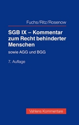 SGB IX - Kommentar zum Recht behinderter Menschen - Jung, Karl; Cramer, Horst; Fuchs, Harry; Ritz, Hans-Günther; Rosenow, Roland