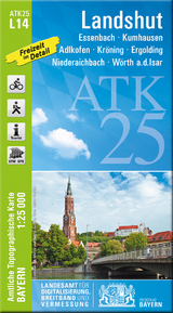 ATK25-L14 Landshut (Amtliche Topographische Karte 1:25000)