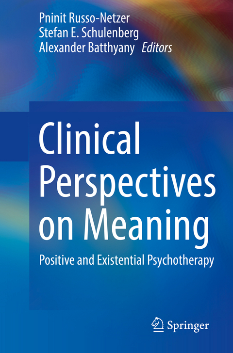 Clinical Perspectives on Meaning - 