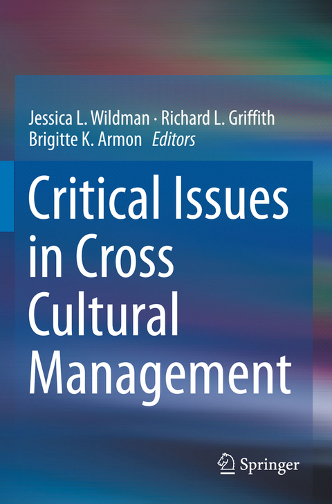 Critical Issues in Cross Cultural Management - 