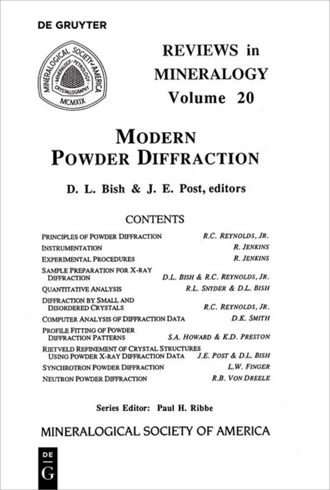 Modern Powder Diffraction - 