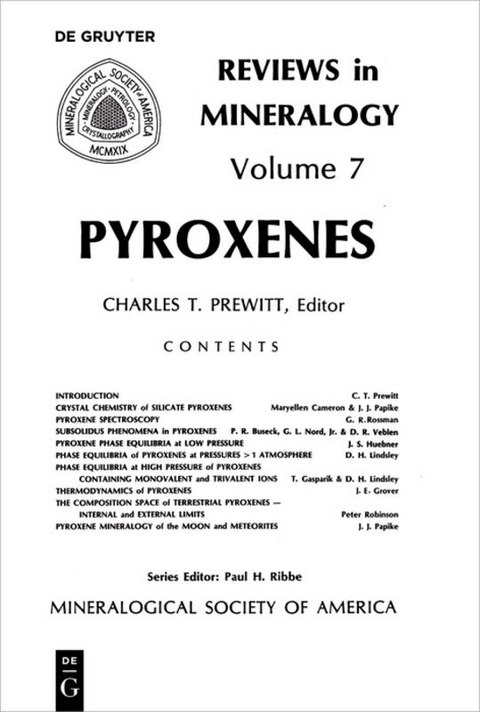 Pyroxenes - 