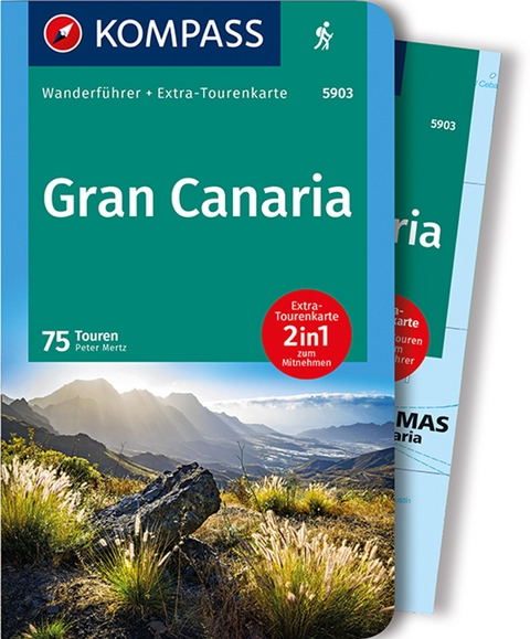 KOMPASS Wanderführer Gran Canaria, 75 Touren - Peter Mertz