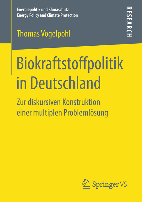 Biokraftstoffpolitik in Deutschland - Thomas Vogelpohl