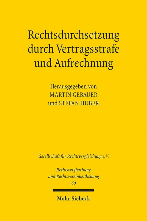 Rechtsdurchsetzung durch Vertragsstrafe und Aufrechnung - 