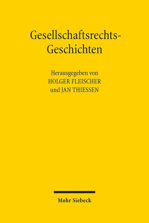 Gesellschaftsrechts-Geschichten - 