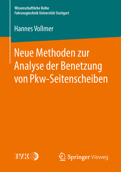 Neue Methoden zur Analyse der Benetzung von Pkw-Seitenscheiben - Hannes Vollmer