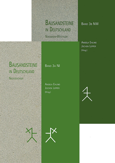 Bausandsteine in Deutschland Band 3 A: Niedersachsen Band 3 B: Nordrhein-Westfalen - 