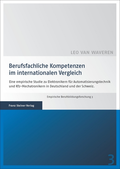 Berufsfachliche Kompetenzen im internationalen Vergleich - Leo van Waveren