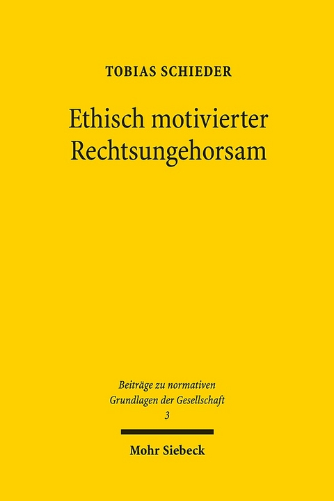 Ethisch motivierter Rechtsungehorsam - Tobias Schieder