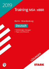 Lösungen zu Training MSA/eBBR 2019 - Deutsch - Berlin/Brandenburg - 