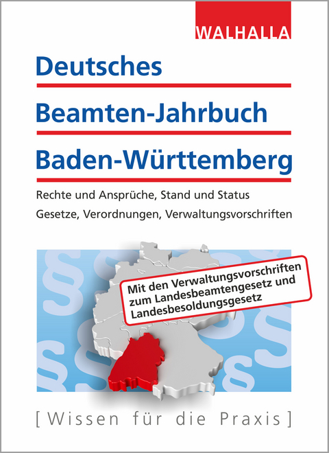 Deutsches Beamten-Jahrbuch Baden-Württemberg Jahresband 2018 -  Walhalla Fachredaktion