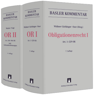 Basler Kommentar Obligationenrecht I + Obligationenrecht II - 