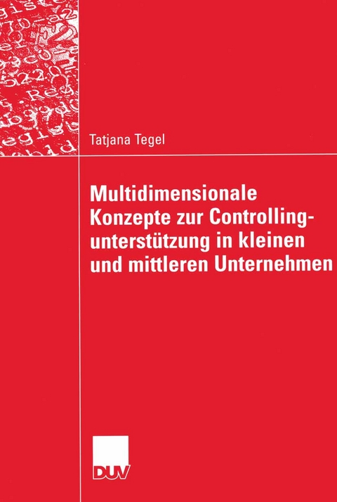 Multidimensionale Konzepte zur Controllingunterstützung in kleinen und mittleren Unternehmen - Tatjana Tegel