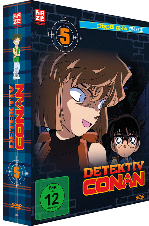 Detektiv Conan - TV-Serie - DVD Box 5 (Episoden 130-155) (5 DVDs) - Yasuichiro Yamamoto, Kenji Kodama, Kojin Ochi, Masato Sato