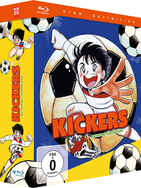 Kickers - Gesamtausgabe Episode 01-26 + OVA - Blu-ray Box (4 Blu-rays) - Akira Sugino