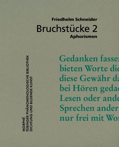 Bruchstücke 2 - Friedhelm Schneider