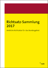 Richtsatz-Sammlung 2017 - 
