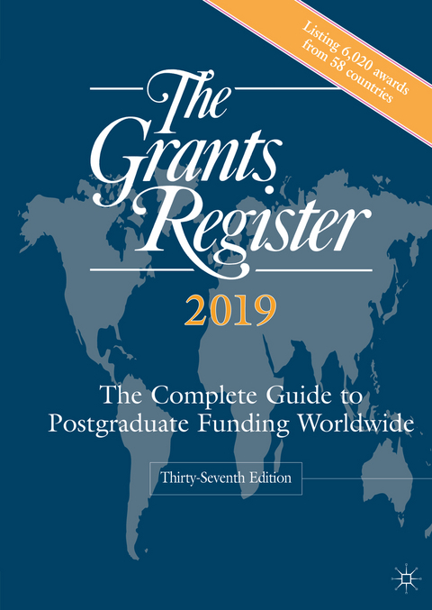 The Grants Register 2019 - 