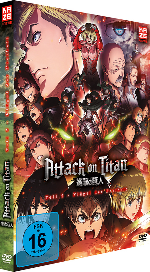 Attack on Titan - Anime Movie Teil 2: Flügel der Freiheit - DVD - Tetsuro Araki