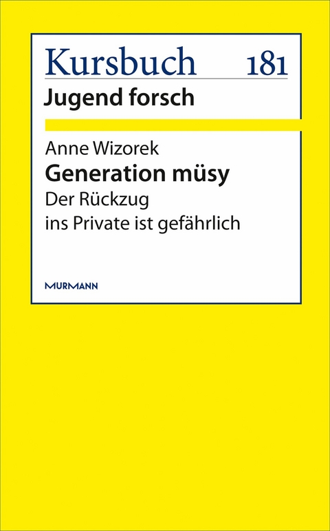 Generation müsy - Anne Wizorek
