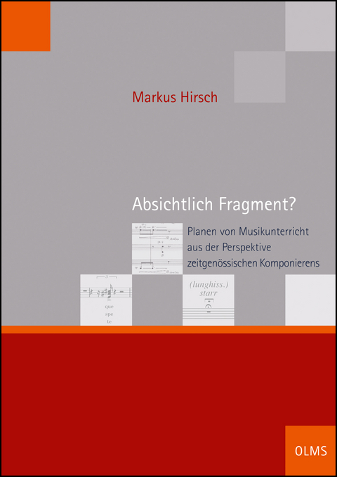 Absichtlich Fragment? - Markus Hirsch