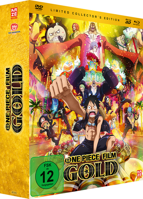 One Piece Movie 12: Gold (Limited Collector's Edition inkl. 3D-Blu-ray, Blu-ray und DVD) - Hiroaki Miyamoto