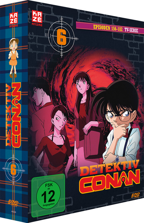 Detektiv Conan - TV-Serie - DVD Box 6 (Episoden 156-182) (5 DVDs) - Yasuichiro Yamamoto, Kenji Kodama, Kojin Ochi, Masato Sato