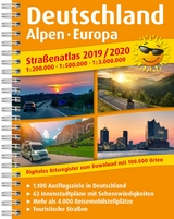 Straßenatlas 2019 / 2020 Deutschland, Alpen, Europa 1:200.000