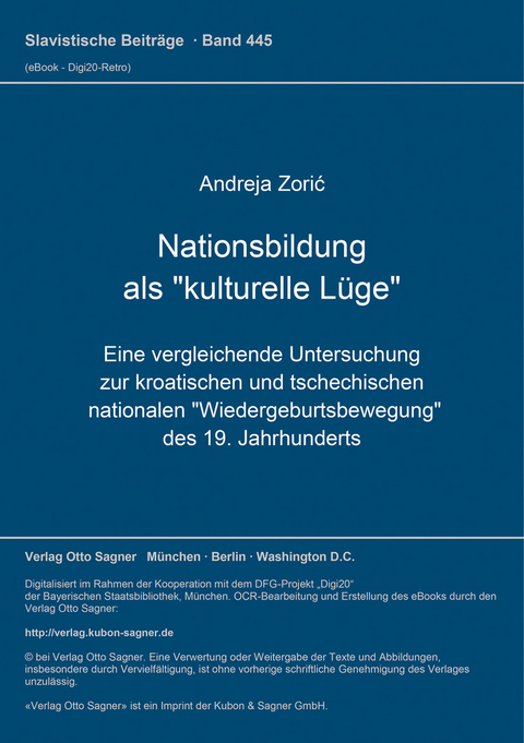 Nationsbildung als "kulturelle Lüge" - Andreja Zoric