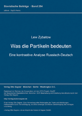 Was die Partikeln bedeuten - Lew Zybatow