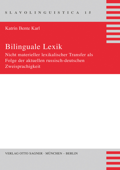 Bilinguale Lexik - Katrin Bente Karl