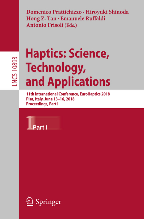 Haptics: Science, Technology, and Applications - 