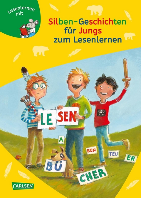 LESEMAUS zum Lesenlernen Sammelbände: Silben-Geschichten für Jungs zum Lesenlernen - Imke Rudel, Ursel Scheffler, Julia Boehme