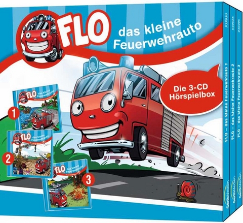 Flo - das kleine Feuerwehrauto - Die 3-CD Hörspielbox 1 - Christian Mörken