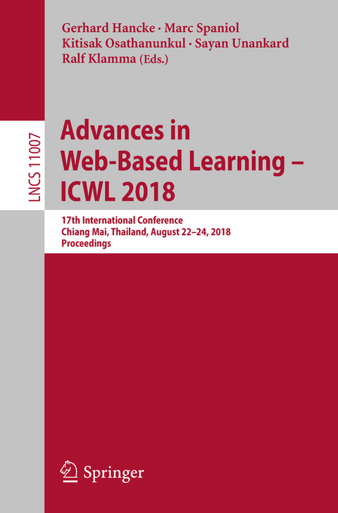 Advances in Web-Based Learning – ICWL 2018 - 