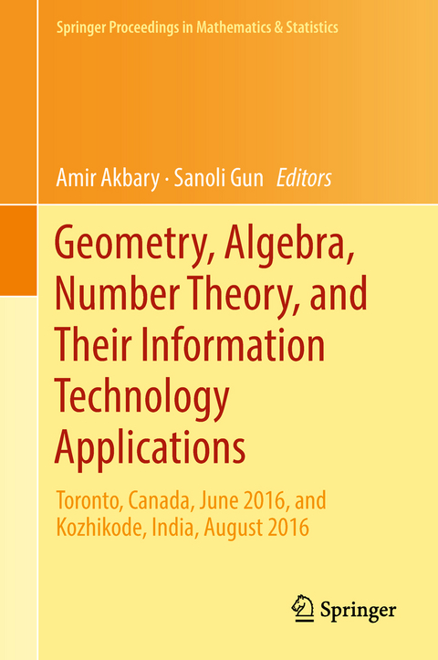 Geometry, Algebra, Number Theory, and Their Information Technology Applications - 